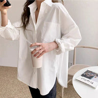 Marisa | Oversized Blouse with Collar