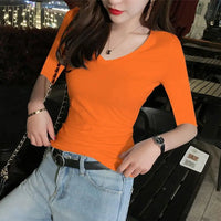 Noor | Top casual para mujer | Naranja