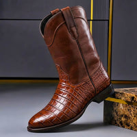 Parsa | Zeitlose Vintage-Lederstiefel mit klassischem Look
