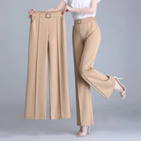 Elysia Couture Airy Ice Silk Cropped Pants