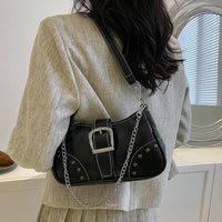 Bolso de Hombro con Cadena Estilo Fresco LuxeChic