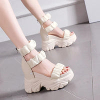 ZomerGloed Rote Sandalen