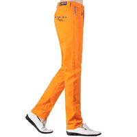 Rafael | Pantalón casual elástico para hombre | Naranja
