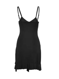 Mini Abito Nero Elegante Estivo