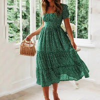 Sexy Blumenmuster Boho Sommerkleid von Boho Breeze