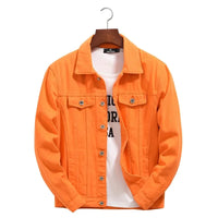 Raf | Giacca denim ampia da uomo | Arancione