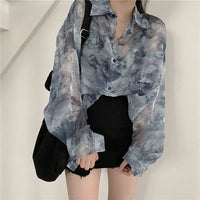 Sommerliche Bestickte Lockere Bluse