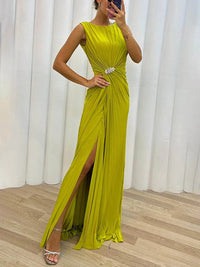 Lily | Élégante robe d'invitée plissée