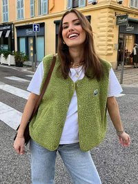 Julia| Chaleco de forro polar elegante y cómodo