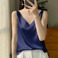 Sophia | Satin Eleganz Bluse