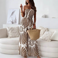 Sophia | Trägerloser Jumpsuit mit weitem Bein