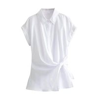 Asymmetrisch Zomer Shirt van MooiMode