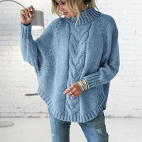 Tanja| Strickpullover mit elegantem Rollkragen