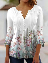 Camisa de Fin de Semana con Estilo para Mujer y Mangas Largas