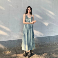 Sonnendämmerung Batik Sommerkleid