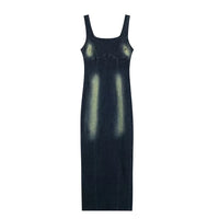 Sommer Retro Denim Kleid von BlueWave Fashions