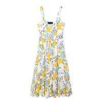 Oleeter Vestido Slip para Dama con Estampado Opulento