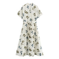 HelderHemel Sommerkleid mit Poplin-Muster