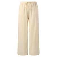 Pantaloni Eleganti in Cotone e Lino Luxora