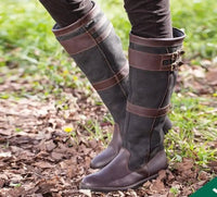 Mila | Elegant waterproof knee-high leather boots