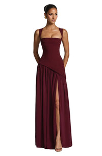 Isabella | Elegant evening dress with high slit