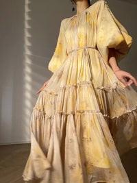 Abito Midi Estivo con Stampe di Bella Éclat