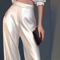 Chic Couture Bohemian White Pants