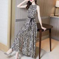 Betoverende Zomerse Zebra Patchwork Jurk van ChicAura