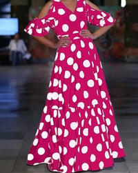 Entdecke das BohoBelle lange Festkleid für Damen