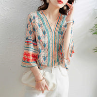 Luxe Summer Elegance Blouse