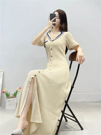Sommer Couture Luxus Langes Abendkleid