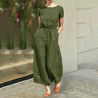 Sommerbrise Jumpsuit - Brisende Blume