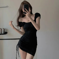 Vestido sexy de manga corta de Elegant Woman