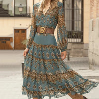 Elegant Long Baroque Dress by ChicElegance