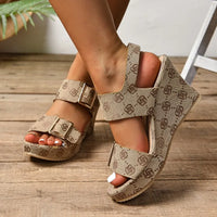 Laureluxe Superhohe Absatz-Sandalen