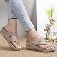 Velanora - Orthopädische Sandalen mit niedrigem Absatz