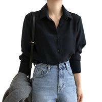 Frühlingsliebe Elegante Chiffon Bluse