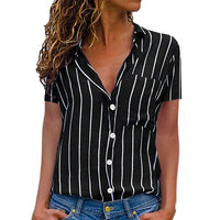 Elegant Summer Stripe Blouse by Maison Élégance