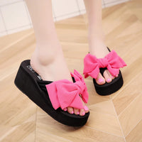 PlushVogue Winged Platform Sandals
