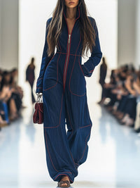 Shanne | Bequemer und eleganter Jumpsuit mit langen Ärmeln