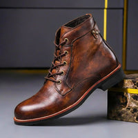Alexander | Timeless retro leather ankle boots with a refined look
