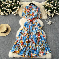 Robe longue A-line FloraGlam BlossomChic