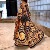 V-Ausschnitt Boho Maxikleid von SunKissed Boutique