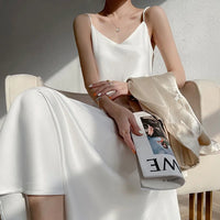 Sommerliches Satin-Maxikleid Eclat Elegance