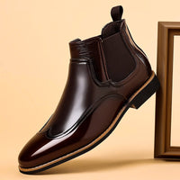 Marcus | Refined leather winter boots with a timeless vintage look