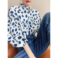 Exotic Snake Spring Chiffon Blouse