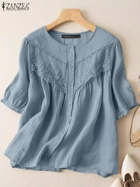 Lumière Chic Sommer Spitzenbluse