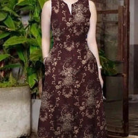 SommerBrise Bohemian Print Kleid