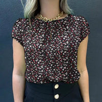 Sommerliche Boho Blumenprint Tunika