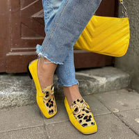 Tirza| Mocasines con estampado de leopardo
